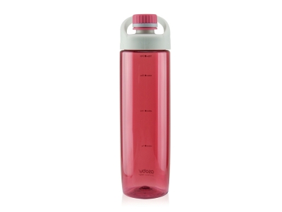 Бутылка для воды «ADVENTURER», красный, пластик