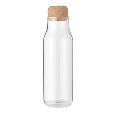Бутылка 1л, прозрачный, стекло