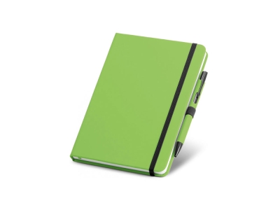 Подарочный набор «SHAW»: блокнот A5, шариковая ручка, зеленый, кожзам
