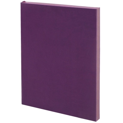 Ежедневник Flat, недатированный, фиолетовый, фиолетовый, soft touch