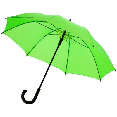 Зонт-трость Undercolor с цветными спицами, зеленое яблоко, зеленый