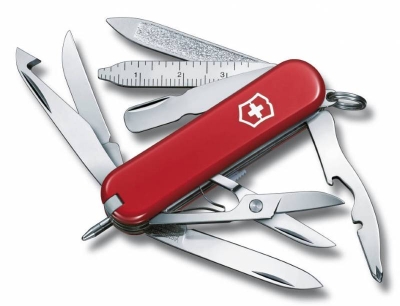 Нож перочинный Victorinox MiniChamp (0.6385) 58мм 17функц. красный