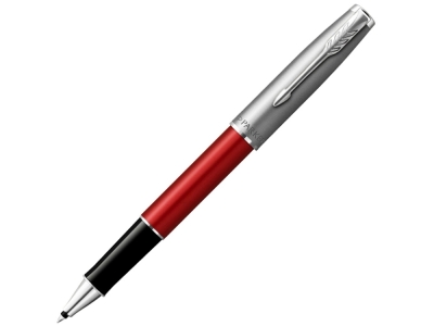 Ручка роллер Parker Sonnet, черный, красный, серебристый, металл