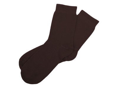 Носки однотонные «Socks» мужские, коричневый, пластик, эластан, хлопок