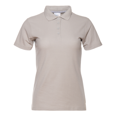 Рубашка поло женская STAN хлопок/полиэстер 185, 04WL, С-серый, 185 гр/м2, хлопок