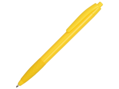 Ручка пластиковая шариковая «Diamond», желтый, пластик, резина