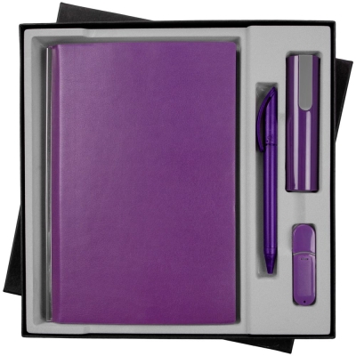 Набор Kroom Memory, фиолетовый, фиолетовый, искусственная кожа; пластик; металл; картон