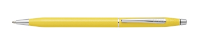 Шариковая ручка Cross Classic Century Aquatic Yellow Lacquer, желтый, латунь