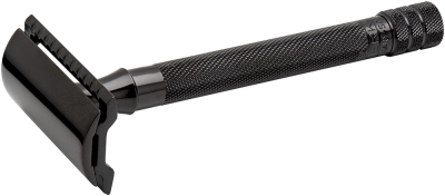 Cтанок Т- образный для бритья MERKUR хромированный, черный цвет, длинная ручка, черный, металл