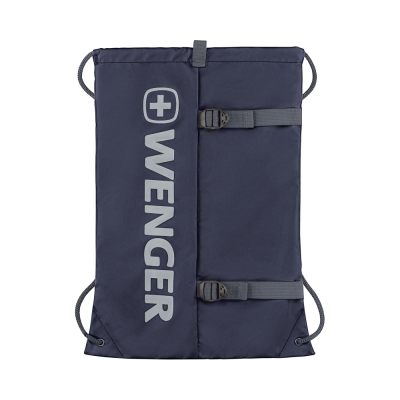 Рюкзак-мешок на завязках WENGER XC Fyrst, синий, полиэстер, 35x1x48 см, 12 л, синий