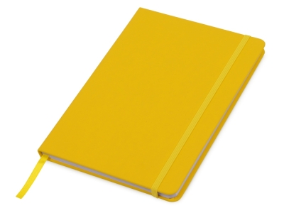 Блокнот А5 «Spectrum» с линованными страницами, желтый, картон