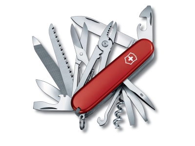 Нож перочинный «Handyman», 91 мм, 24 функции, красный, металл