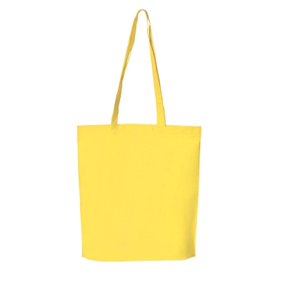 Сумка для покупок "PROMO";  желтый; 38 x 45 x 8,5 см;  нетканый 80г/м2, желтый, нетканный материал 80 г/м2, 100% полипропилен
