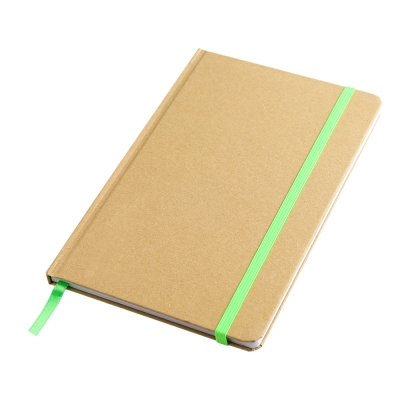 Блокнот Элвин с линованными страницами, зеленый, зеленый