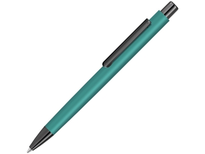 Металлическая шариковая ручка «Ellipse gum» soft touch с зеркальной гравировкой, бирюзовый, soft touch