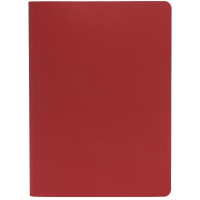 Ежедневник Flex Shall, датированный, красный, красный, soft touch