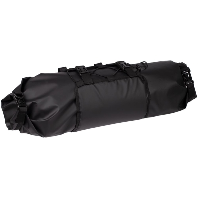 Cумка на багажник BikePaсking 17, черная, черный, пвх, 450d, матовый; подкладка - нейлон