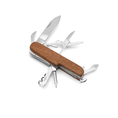Нож многофункциональный Брауншвейг, коричневый, коричневый