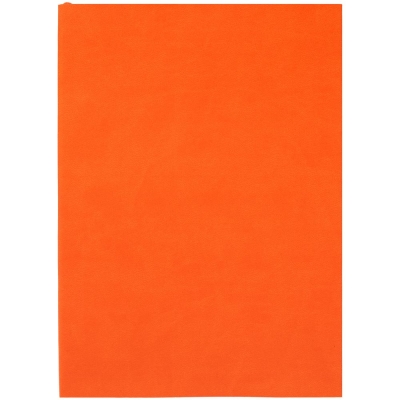 Ежедневник Flat Light, недатированный, оранжевый, оранжевый, кожзам