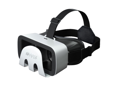 VR-очки «VRR», черный, белый, пластик