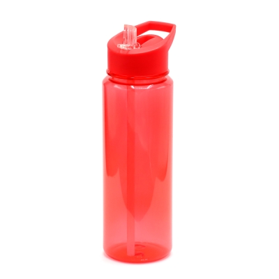 Пластиковая бутылка  Мельбурн, красная, красный