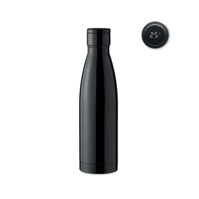 Бутылка 500 мл, черный, нержавеющая сталь
