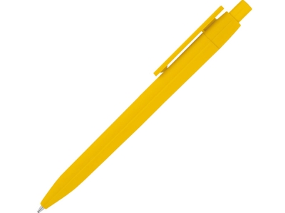 Шариковая ручка с зажимом для нанесения доминга «RIFE», желтый, пластик