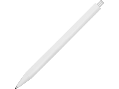 Ручка пластиковая шариковая Pigra P01, белый, пластик