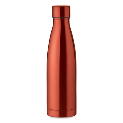 Термос-бутылка 500мл, оранжевый, металл / нержавеющая сталь