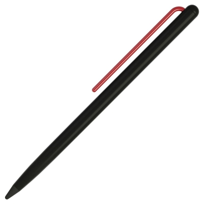 Карандаш GrafeeX в чехле, черный с красным, черный, красный, металл; алюминий