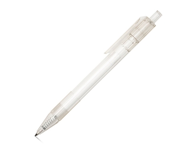 Ручка шариковая из переработанного PET «HARLAN», прозрачный, пластик