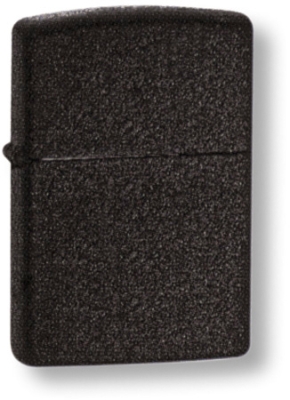 Зажигалка ZIPPO Classic с покрытием Black Crackle™, латунь/сталь, чёрная, матовая, 38x13x57 мм, черный