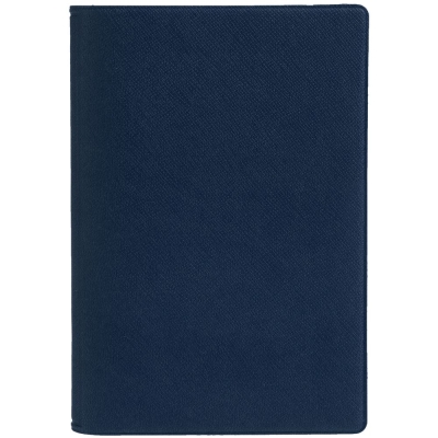 Обложка для паспорта Devon, синяя, синий, кожзам
