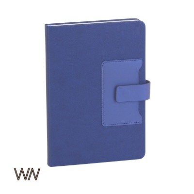 Ежедневник недатированный "Монти", формат А5, синий, кожзам