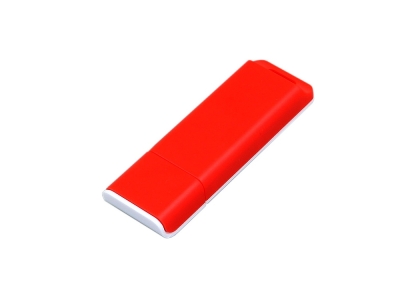 USB 2.0- флешка на 32 Гб с оригинальным двухцветным корпусом, белый, красный, пластик