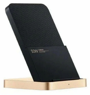 Беспроводное зар./устр. Xiaomi 50W Wireless Charging Stand 3.25A (QC) универсальное черный/золотистый (BHR6094GL), пластик Беспроводное зар./устр. Xiaomi 50W Wireless Charging Stand 3.25A (QC) универсальное черный/золотистый (BHR6094GL), пластик