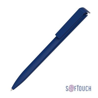 Ручка шариковая TRIAS SOFTTOUCH, синий, пластик/soft touch