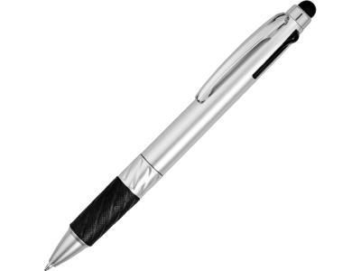 Ручка-стилус шариковая «Burnie», серебристый, пластик