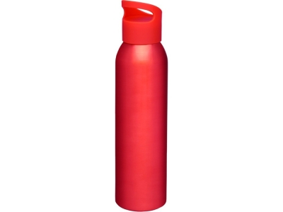 Бутылка спортивная «Sky», красный, пластик, алюминий
