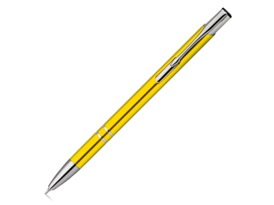 Ручка металлическая шариковая, желтый, металл