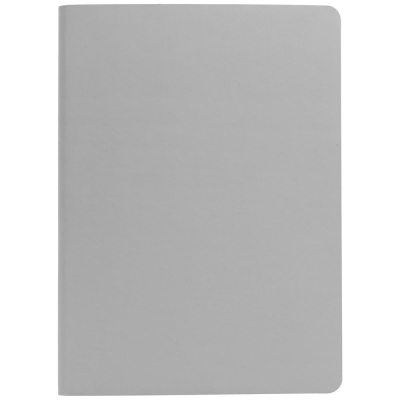 Ежедневник Flex Shall, недатированный, серый, серый, искусственная кожа; покрытие софт-тач
