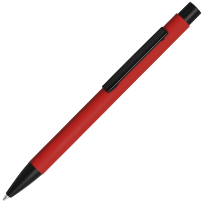 SKINNY, ручка шариковая, красный/черный, алюминий, красный, алюминий