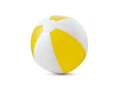 Пляжный надувной мяч «CRUISE», желтый, пвх