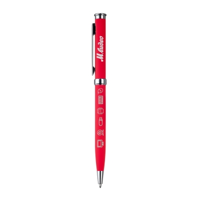 Шариковая ручка Benua, красная, красный