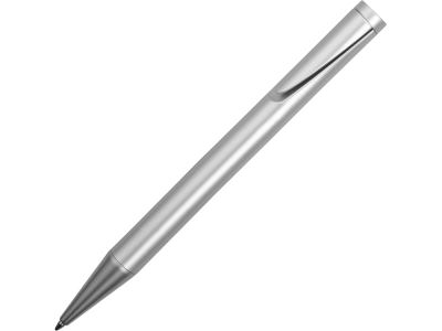 Ручка пластиковая шариковая «Carve», серебристый, пластик, металл