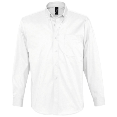 Рубашка мужская с длинным рукавом Bel Air, белая, белый, хлопок