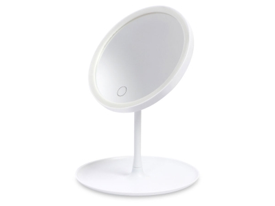 Косметическое зеркало с LED-подсветкой «Beautific», белый