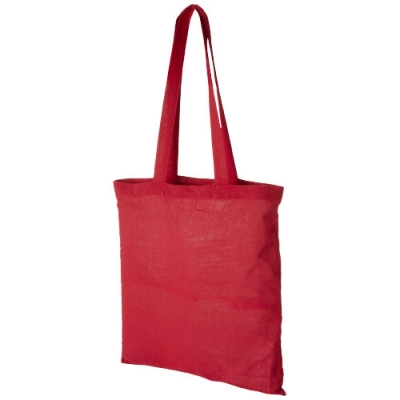 Хлопковая сумка Carolina 100 г/м², красный