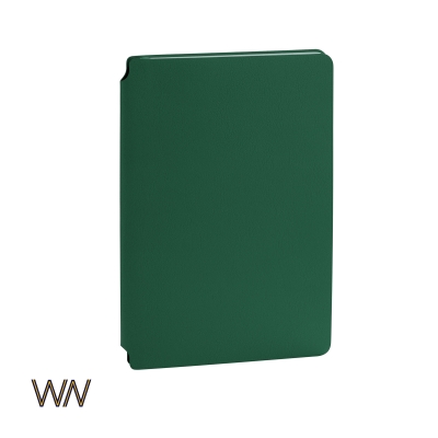 Ежедневник недатированный "Альба", формат А5, гибкая обложка, зеленый, кожзам