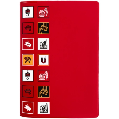 Обложка для паспорта Industry, металлургия, искусственная кожа; покрытие софт-тач